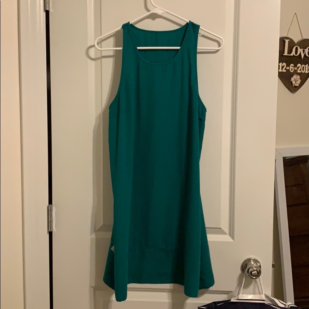 Turquoise shift dress